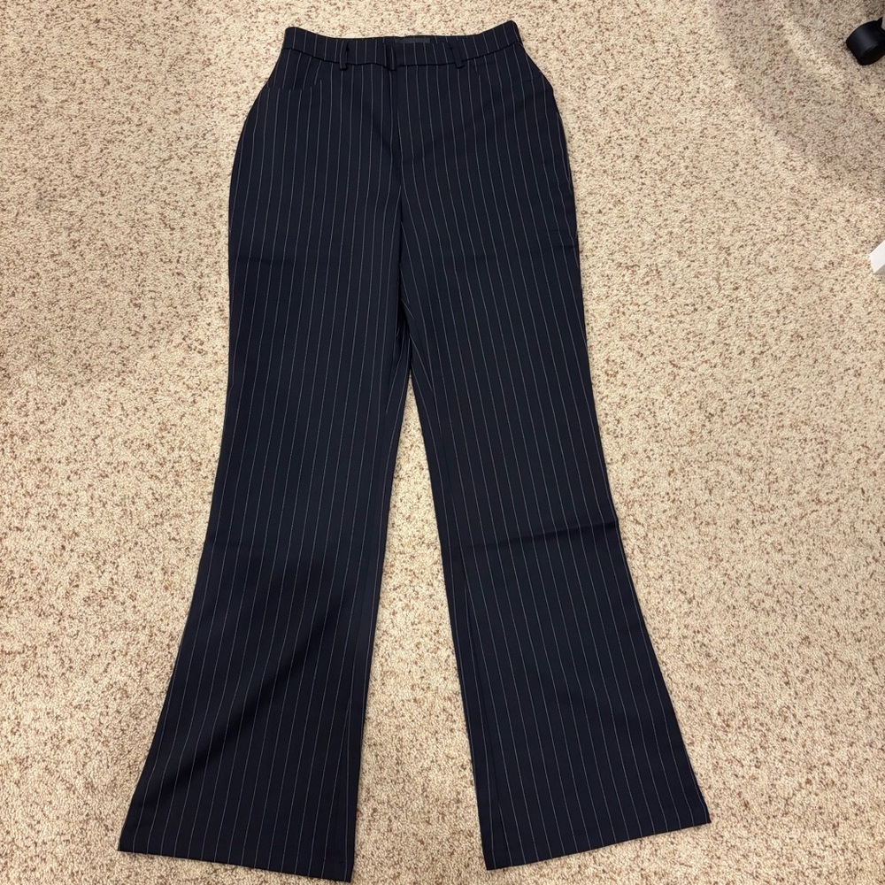 White Fox stripped dress pants